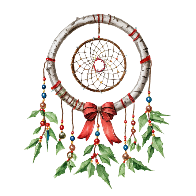 Free wreath christmas nature illustration
