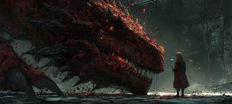 Ai Gerado, Dragão, Dnd, Rpg, Pintura