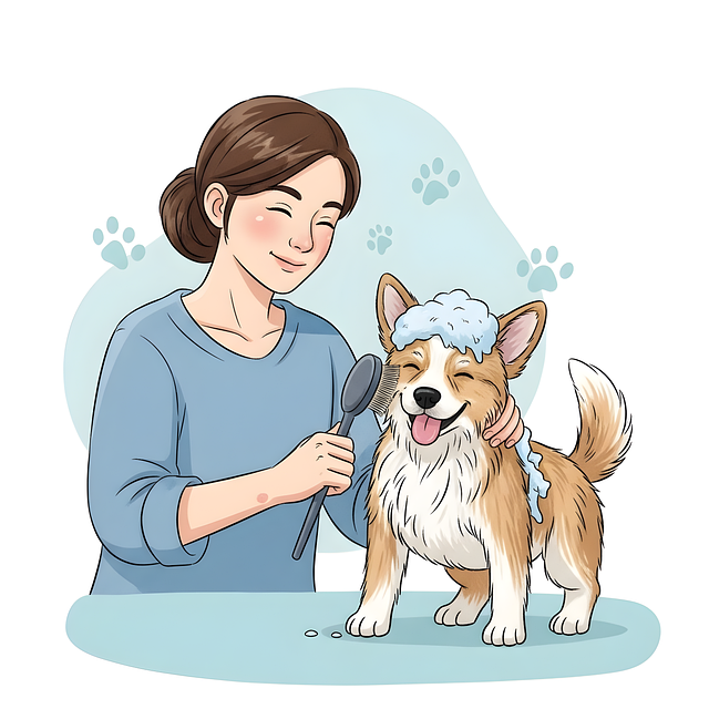 Free ai generated dog corgi illustration