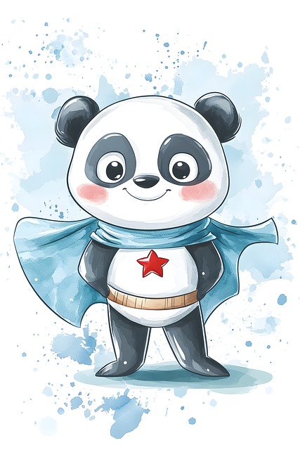Super Helden, Panda, Säugetier, Tier