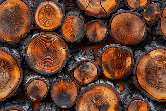 Free wood logs texture illustration