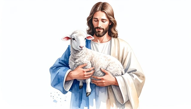 Free jesus faith father illustration