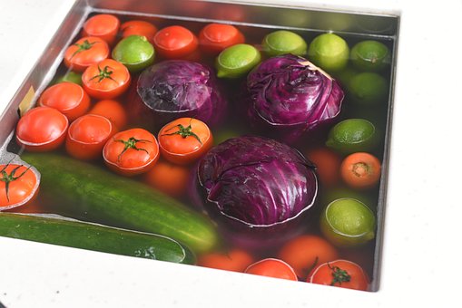 Waschen, Küche, Sauber, Obst Waschen