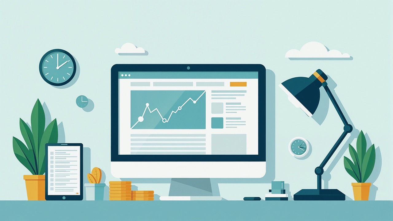 Free Computer Work Download Computer, Work, Office. Royalty-Free Stock Illustration Image ...