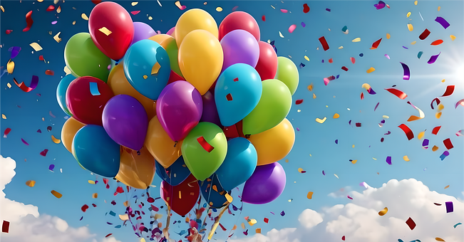 Free Ballons Party Party illustration and picture
