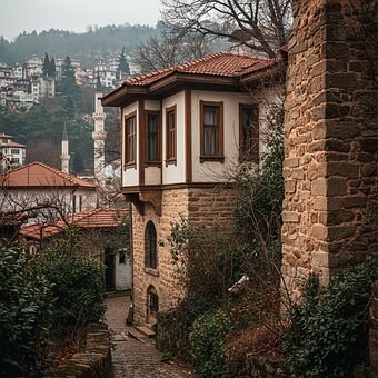 Free Village House illustration and picture