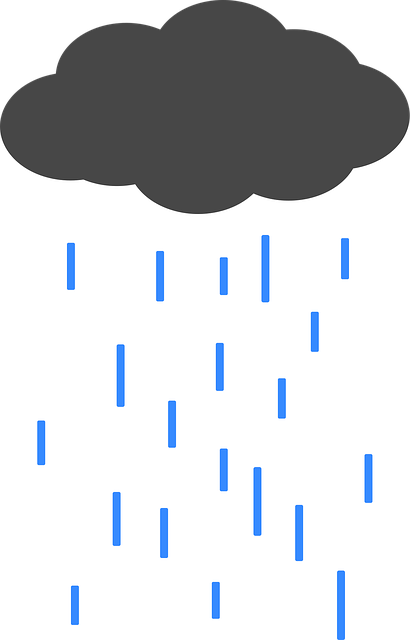 Free Raining Cloud Drizzle vector and picture