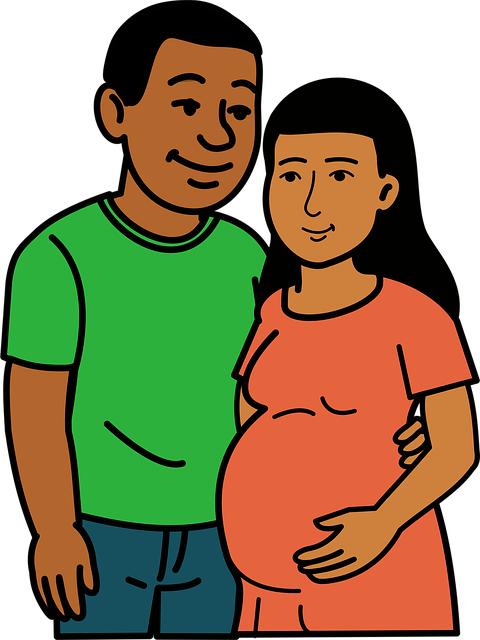 Par, Sammen, Knus, Baby, Gravid, Bug