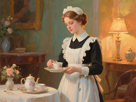 Free Woman Maid illustration and picture
