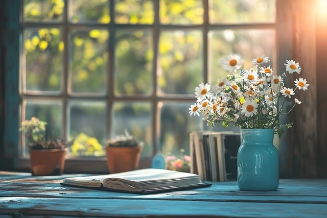 Free ai generated table book illustration