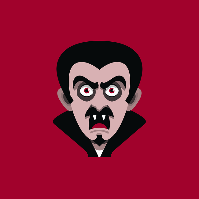 Free ai generated dracula vampire illustration