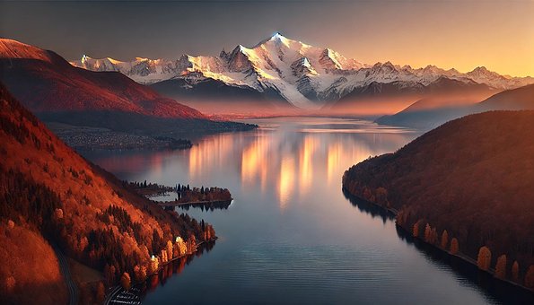 Free The Alps Nature illustration and picture