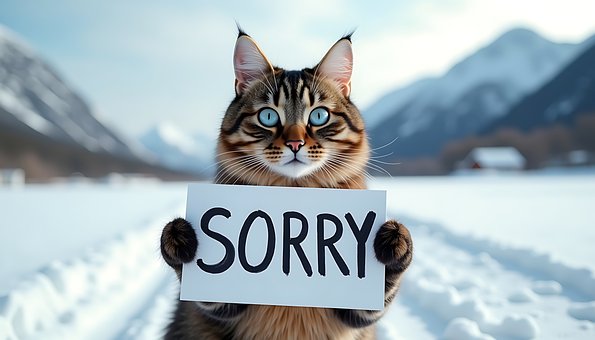 Katze, Es Tut Uns Leid, Unterzeichnen