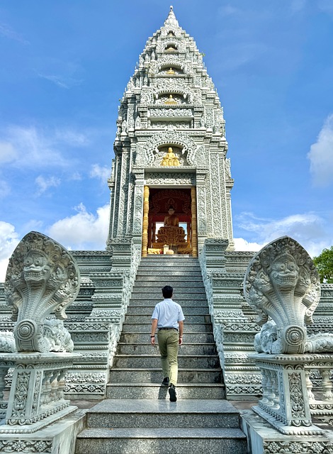 Vietnam, Soctrang, Pagoda, Un Poco