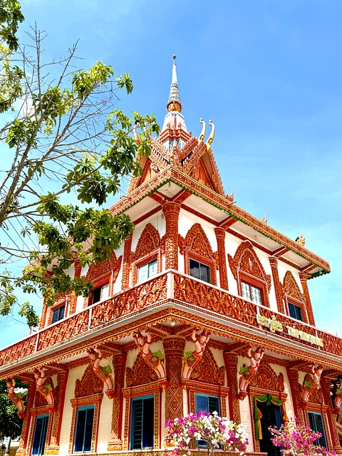 Vietnam, Soctrang, Salón, Arquitectura