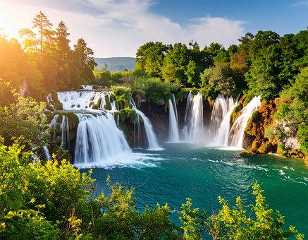 Free Waterfall Nature illustration and picture