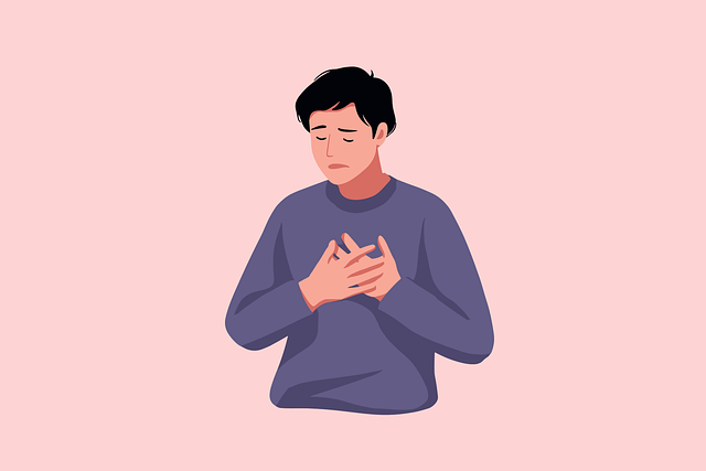 Free ai generated heart attack pain illustration