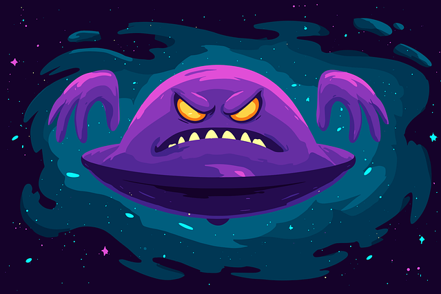 Free ai generated alien monster illustration