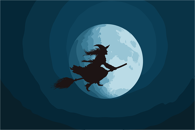 Download free HD stock image of Ai Generated Witch Free ai generated witch moon vector