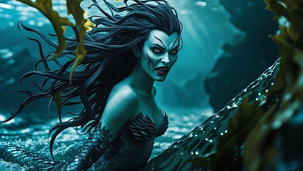 Free Mermaid Sea illustration and picture