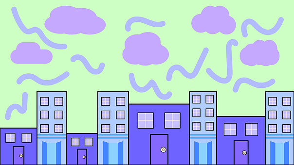 Free City Buildings vector and picture