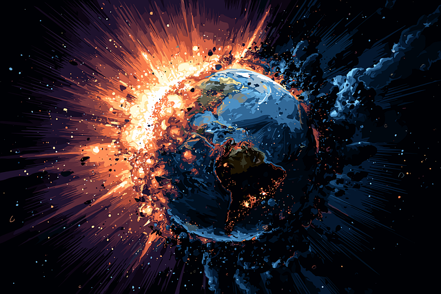 Free ai generated earth planet vector