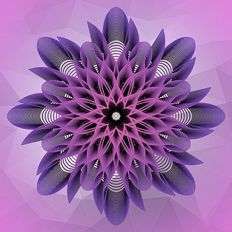 Flower, Pink, Digital, Background