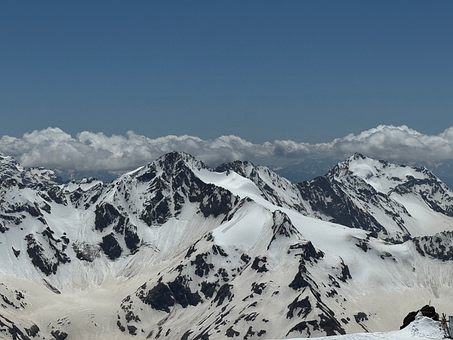 Free Snowy Mountains Sky photo and picture