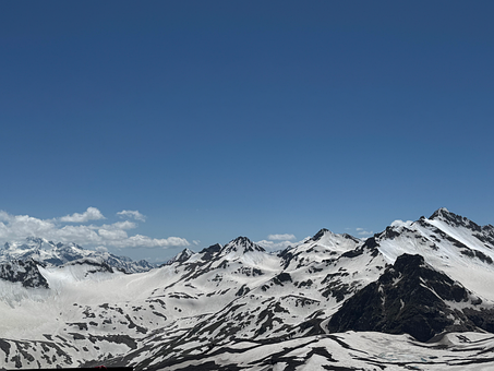 Free Snowy Mountains Sky photo and picture