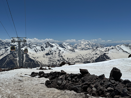 Free Snowy Mountains Sky photo and picture