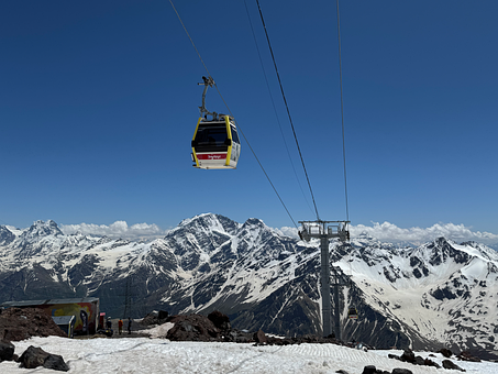 Free Snowy Mountains Sky photo and picture