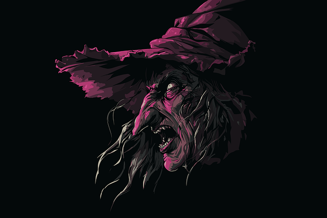 Free Ai Generated Witch vector and picture