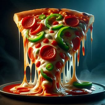 Free Ai Generated Pizza illustration and picture