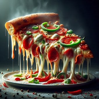 Free Pizza Slice illustration and picture