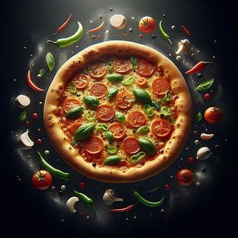 Free Pizza Restaurant illustration and picture