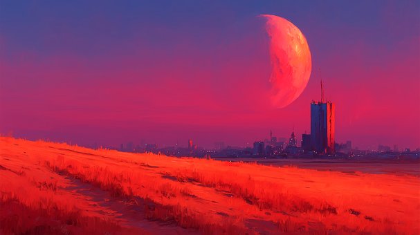 Paisaje, Ciencia Ficción, Futurista
