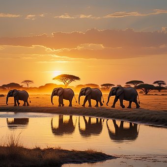 Elefant, Afrika, Natur, Tierwelt, Tier