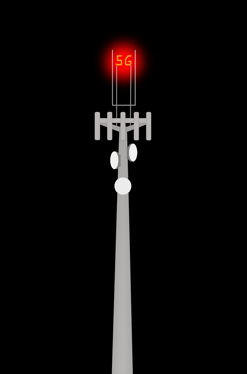 Free cell tower phone antenna illustration