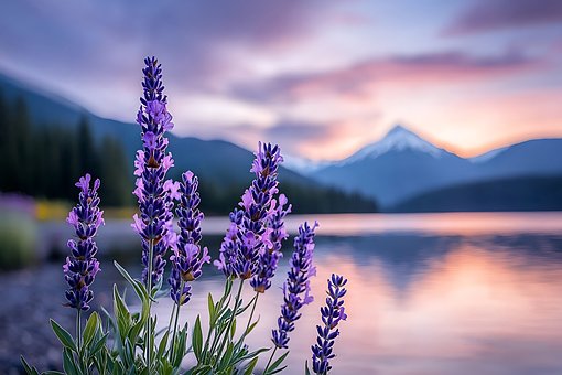 Free Lavender Flowers illustration and picture