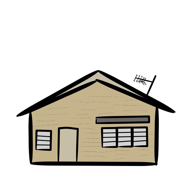 Free wooden house village malaysia illustration