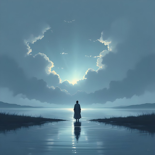 Free ai generated spiritual meditation illustration