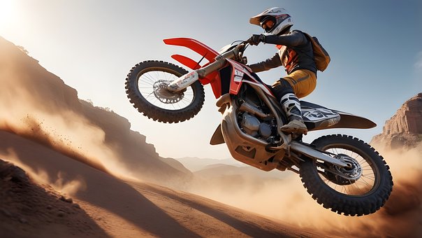 Free Motocross Rush illustration and picture