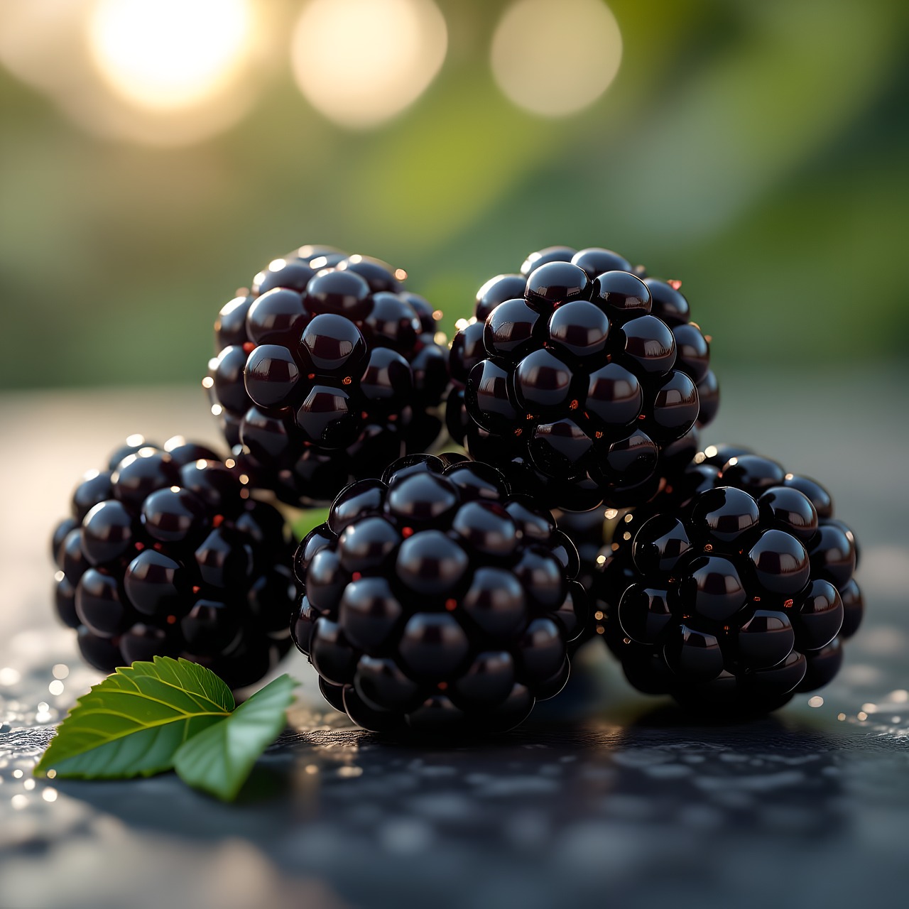 Download free HD stock image of Ai Generated Blackberries Free ai generated blackberries berry illustration