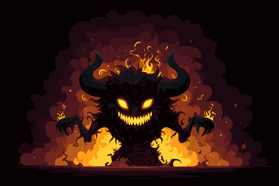 Infernal Monster Download Inferno, Hell, Monster. Royalty-Free Vector Graphic - Pixabay