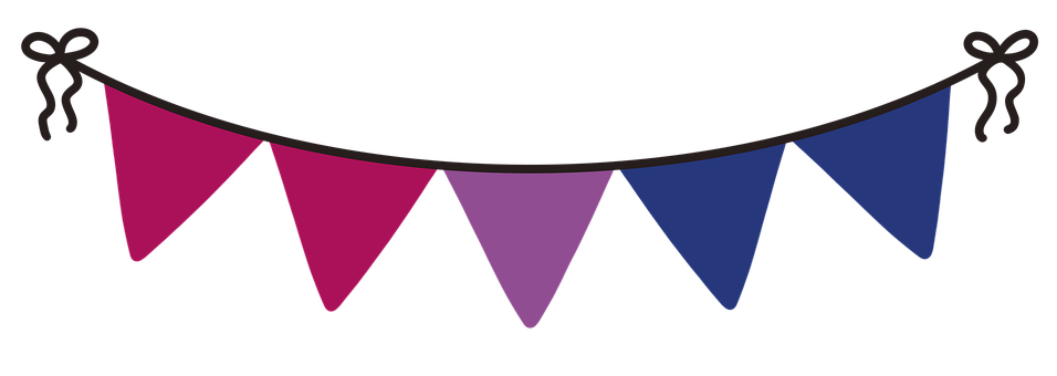 Ghirlanda, Decor, Deco, Steag, Bisexual