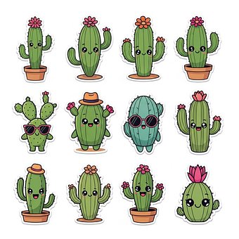 Free Ai Generated Cactus illustration and picture