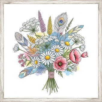 Free Ai Generated Boho illustration and picture