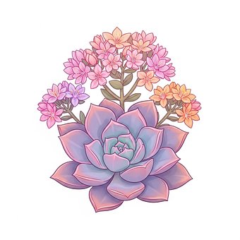 Free Ai Generated Succulent Plant illustration and picture