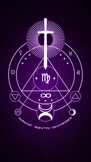 Free Purple Entity Signature Sigils illustration and picture