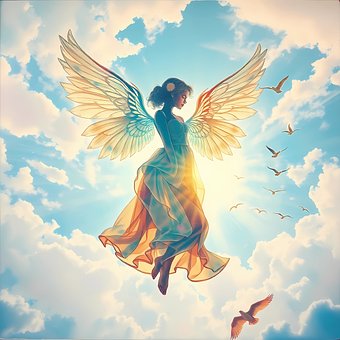Free Sky Angel illustration and picture